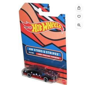 Hot Wheels HW Stars & Stripes 1984 Pontiac Firebird Car 5/8